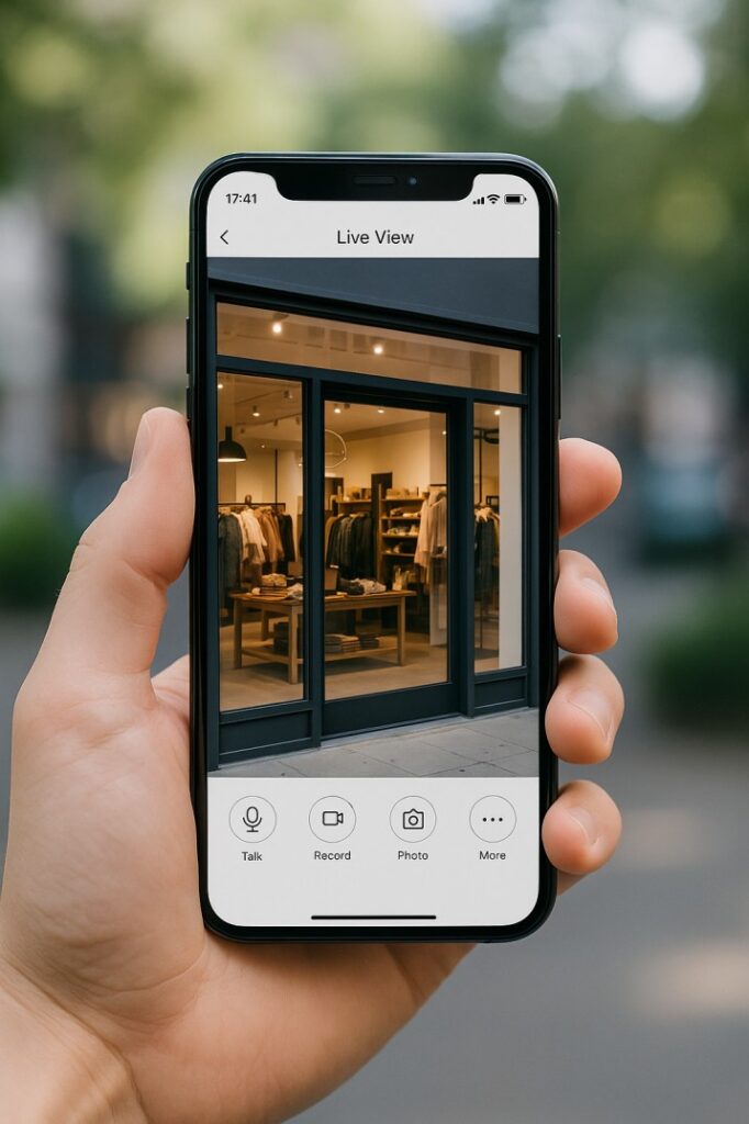 CCTV mobile live view